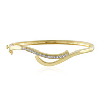 Zircon Silver Bangle