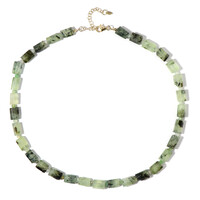 Prehnite Silver Necklace