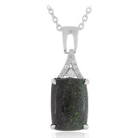 Matrix Opal Silver Necklace