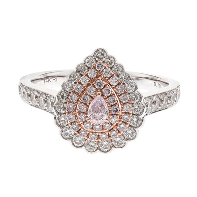 14K I1 Pink Diamond Gold Ring (CIRARI)