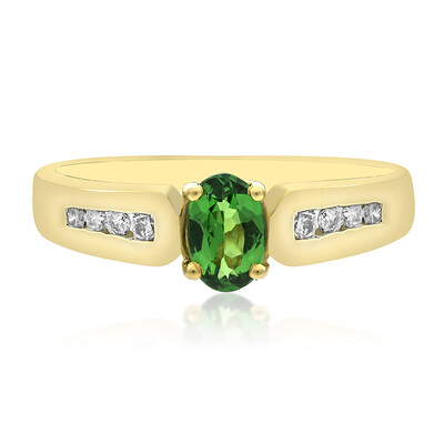 14K AAA Tsavorite Gold Ring (CIRARI)