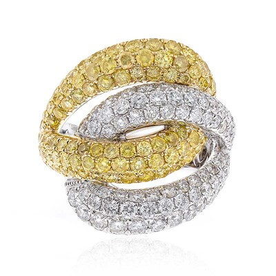 18K SI2 Yellow Diamond Gold Ring (CIRARI)