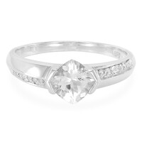 Goshenite Silver Ring