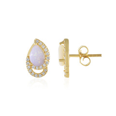 Australian Opal Silver Earrings