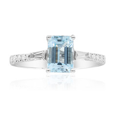 14K AAA Brazilian Aquamarine Gold Ring (CIRARI)