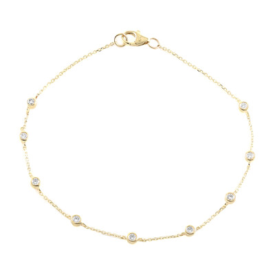 9K IF (G) Diamond Gold Bracelet (de Melo)