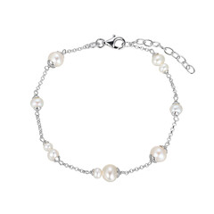 Freshwater pearl Silver Bracelet