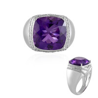 Siberian Amethyst Silver Ring