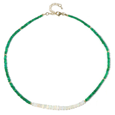 Welo Opal Silver Necklace
