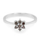 Fancy Diamond Silver Ring