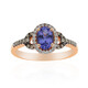 10K AAA Tanzanite Gold Ring