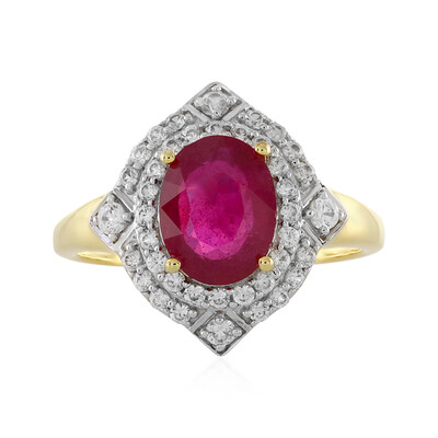 Madagascar Ruby Silver Ring