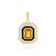 Madeira Citrine Silver Pendant (M de Luca)