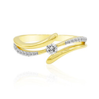 18K IF (D) Diamond Gold Ring