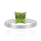Burmese Peridot Silver Ring