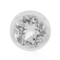 White Topaz Silver Pendant