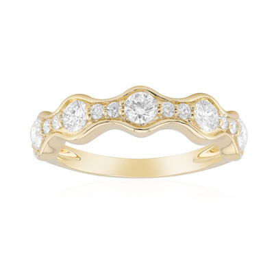 9K SI1 (G) Diamond Gold Ring (Annette)