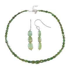 Socoto Emerald Silver Set