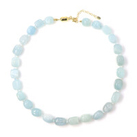 Aquamarine Silver Necklace