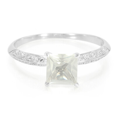 Ice Moon Quartz Silver Ring