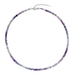 Fluorite Silver Necklace