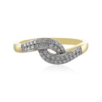 9K Flawless (F) Diamond Gold Ring (LUCENT DIAMONDS)