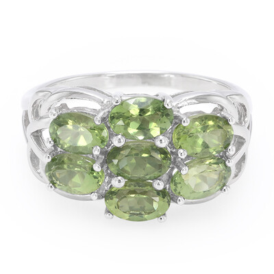 Russian Apatite Silver Ring