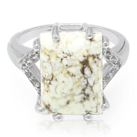 Magnesite Silver Ring