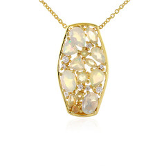 Welo Opal Silver Necklace