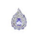 Tanzanite Silver Pendant