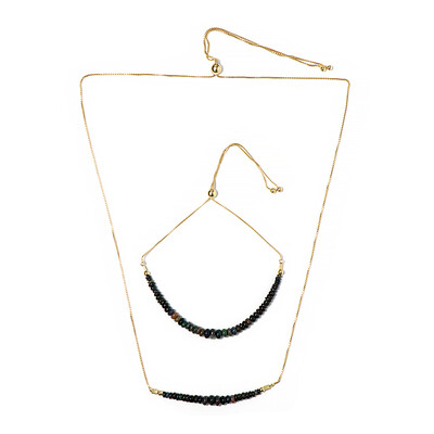 Mezezo Opal Silver Set
