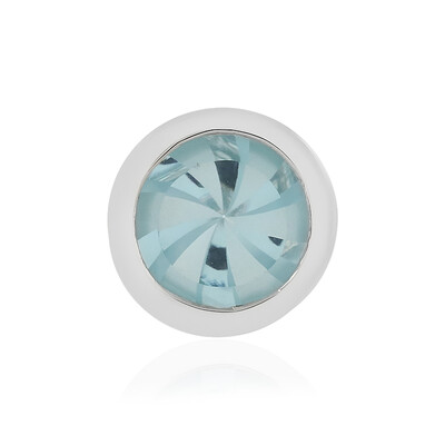 Sky Blue Topaz Silver Pendant (MONOSONO COLLECTION)