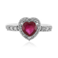 Madagascar Ruby Silver Ring