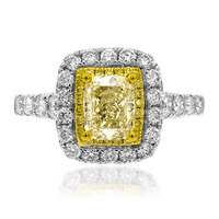 18K SI2 Yellow Diamond Gold Ring (CIRARI)
