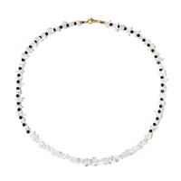 White Quartz Silver Necklace