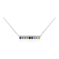 Burmese Peridot Silver Necklace