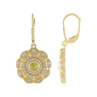 Sphene Silver Earrings