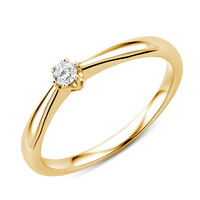 9K SI Diamond Gold Ring
