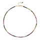 Fancy Tourmaline Silver Necklace