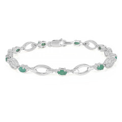 Socoto Emerald Silver Bracelet