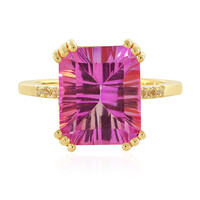 Anniversary Topaz Silver Ring