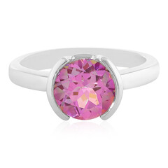 Anniversary Topaz Silver Ring