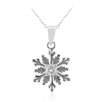 White Topaz Silver Necklace
