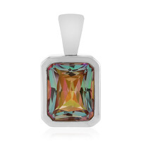 Northern Lights Quartz Silver Pendant