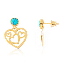 Turquoise Silver Earrings