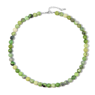 Serpentine Silver Necklace