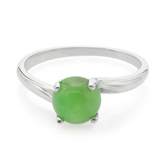 Imperial Chrysoprase Silver Ring