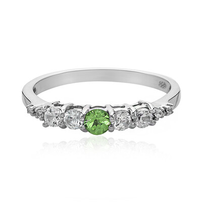Merelani Garnet Silver Ring