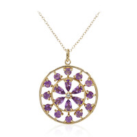 Amethyst Silver Necklace