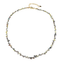 Fancy Diamond Silver Necklace